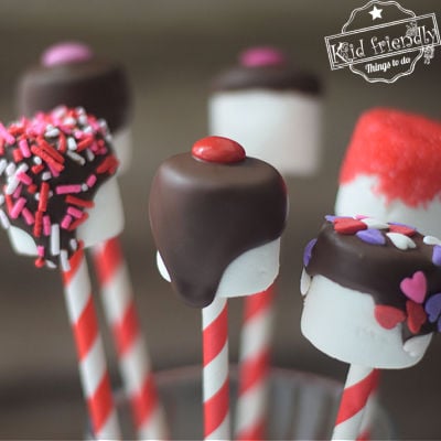 Valentine Marshmallow Pops | Kid Friendly Things To Do
