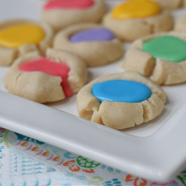 thumbprint cookies for spring