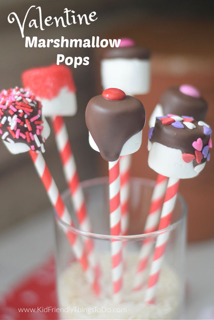 Valentine Marshmallow Pops 