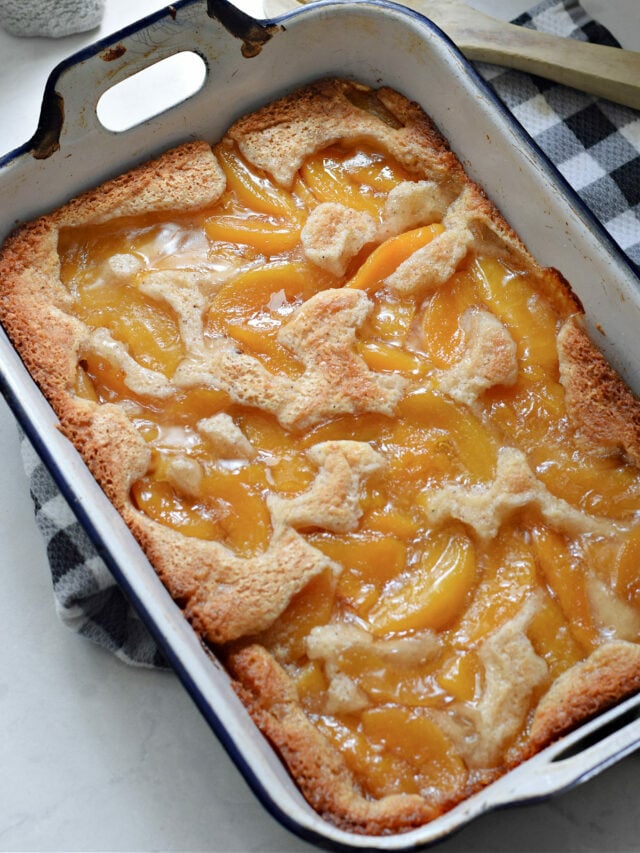 Old Fashioned Peach Cobbler Recipe – Story