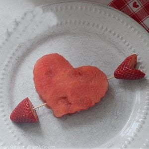 Valentine's Day fruit snack