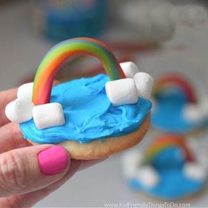 sugar cookie rainbow food treat
