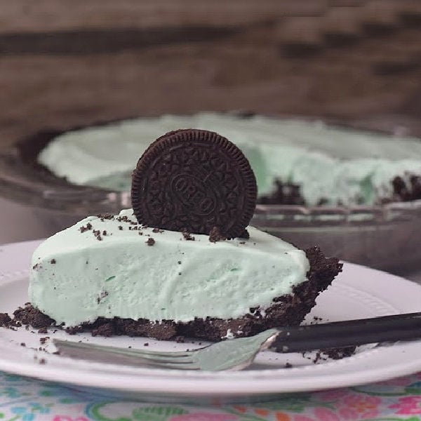 mint flavored Grasshopper Pie