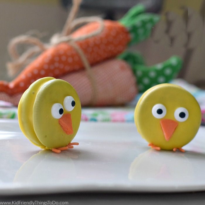 Chocolate Covered Oreo Chicks or Spring or Easter