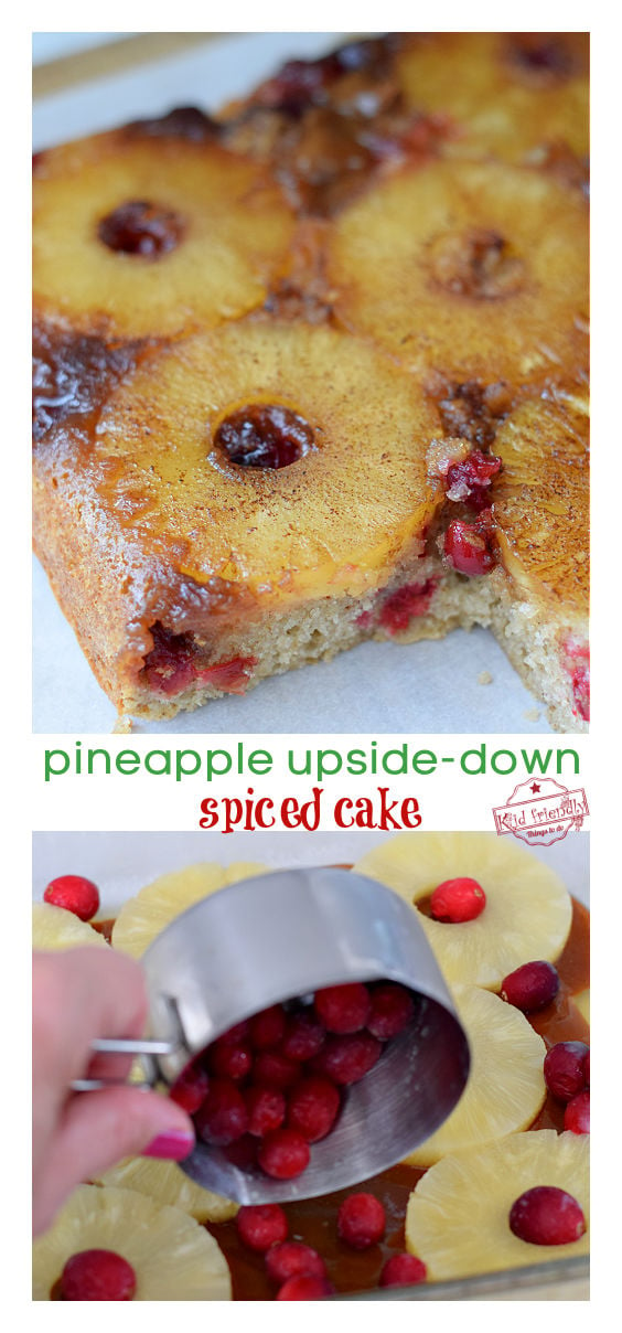 spiced pineapple upside-down cake recipe 