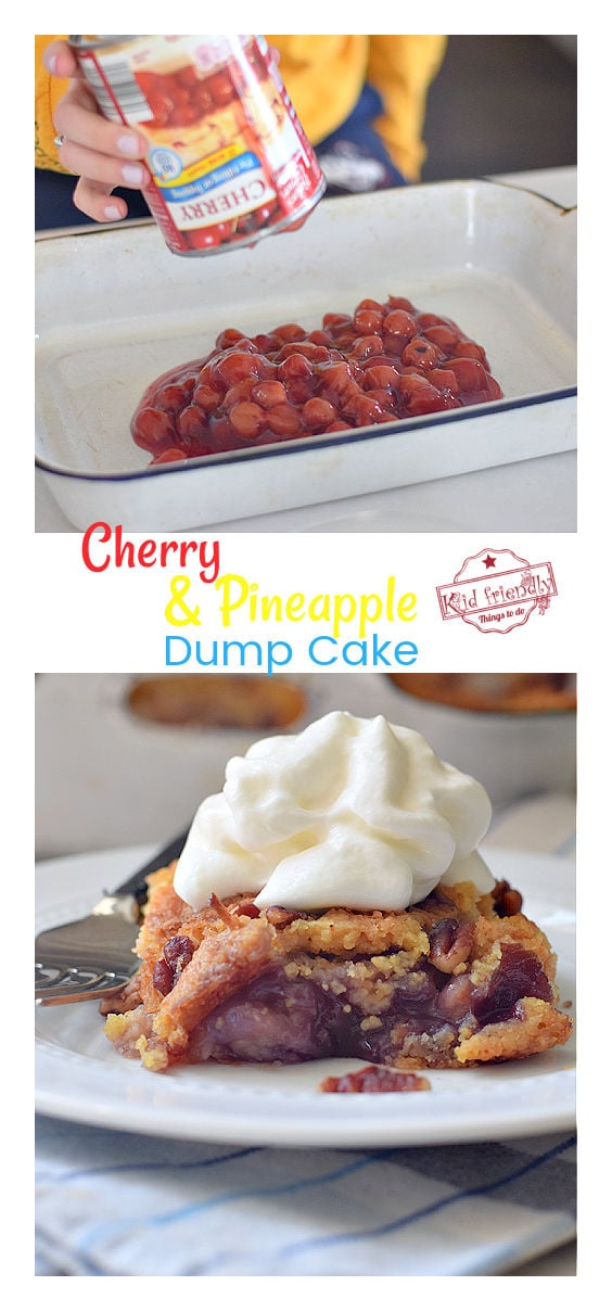 cherry Pineapple dump cake 
