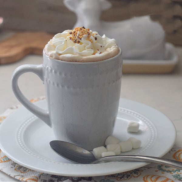 pumpkin spice hot chocolate