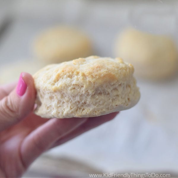 You are currently viewing Easy Buttermilk Biscuits {Only 4 Ingredients!}
