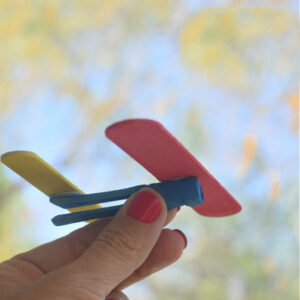wooden airplane craft