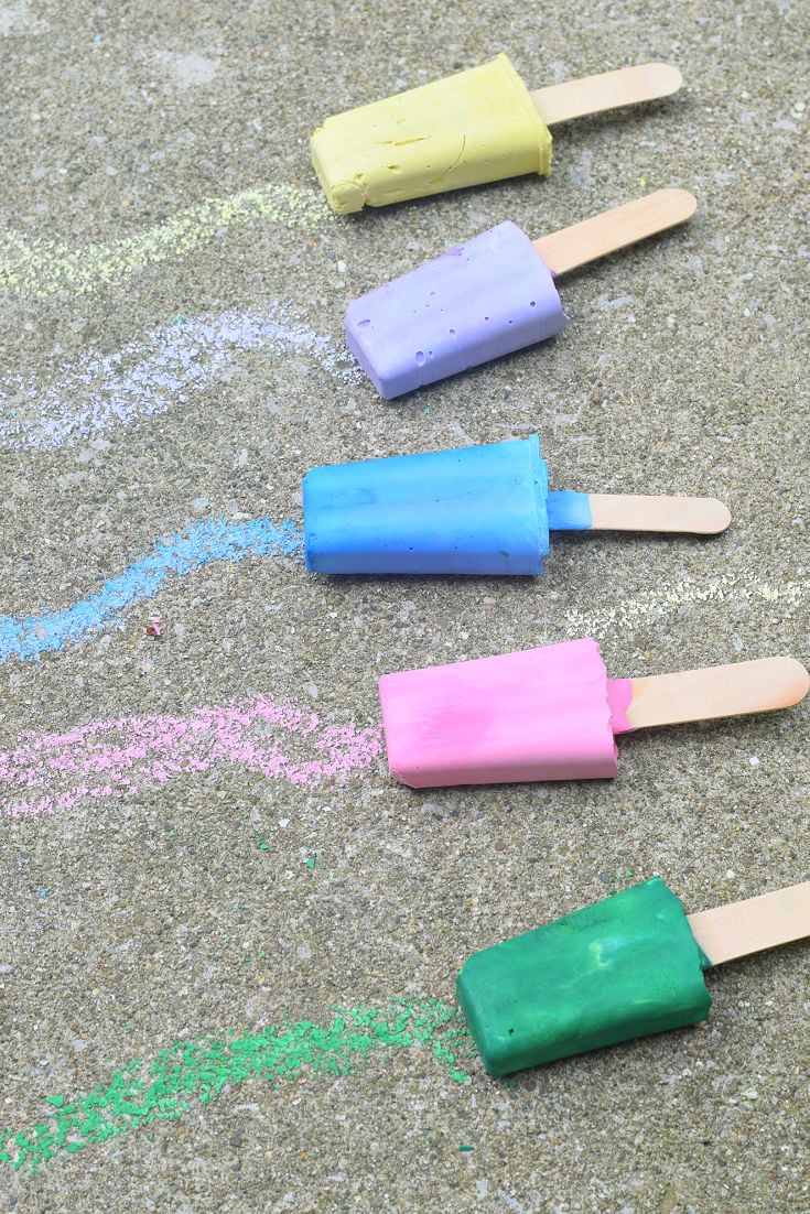 Homemade Sidewalk Chalk Recipe