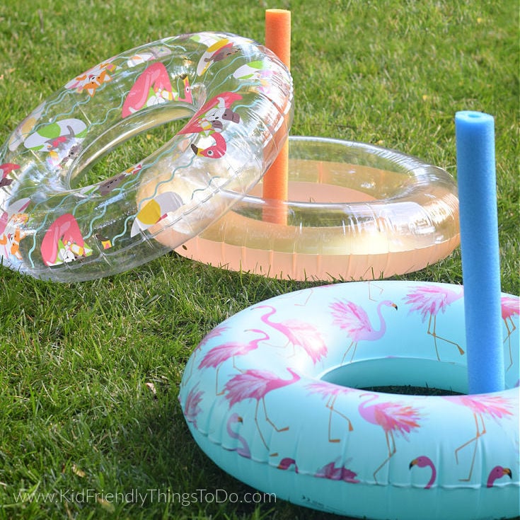 You are currently viewing Pool Noodle Ring Toss {With Pool Tubes!} | Kid Friendly Things To Do