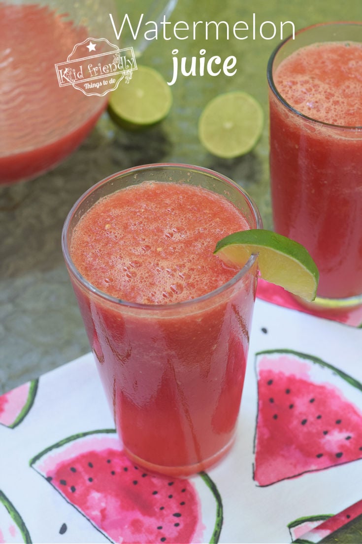 watermelon juice recipe 
