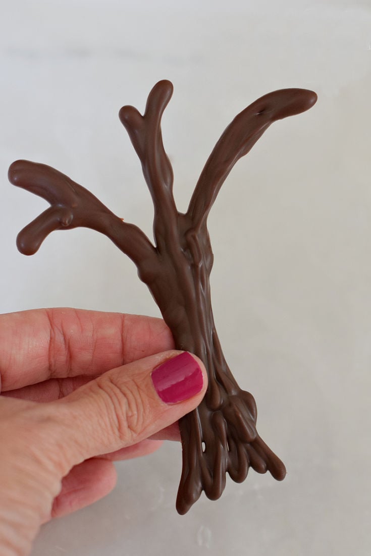 how to make chocolate trees