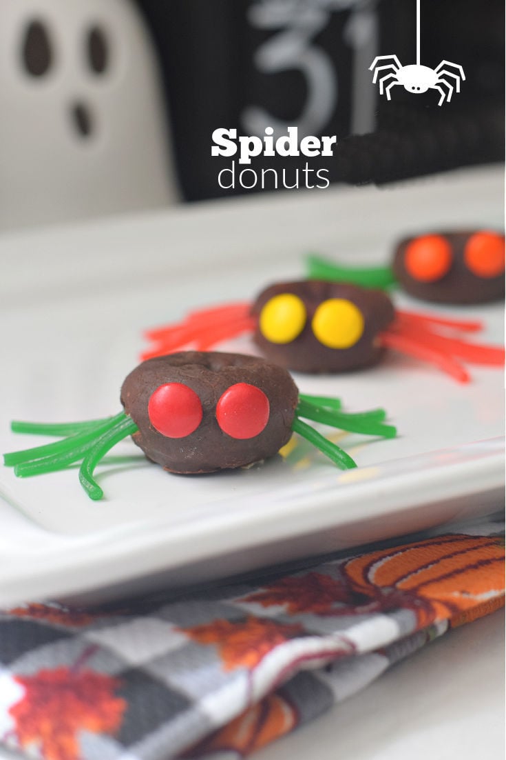 Halloween Spider Donuts
