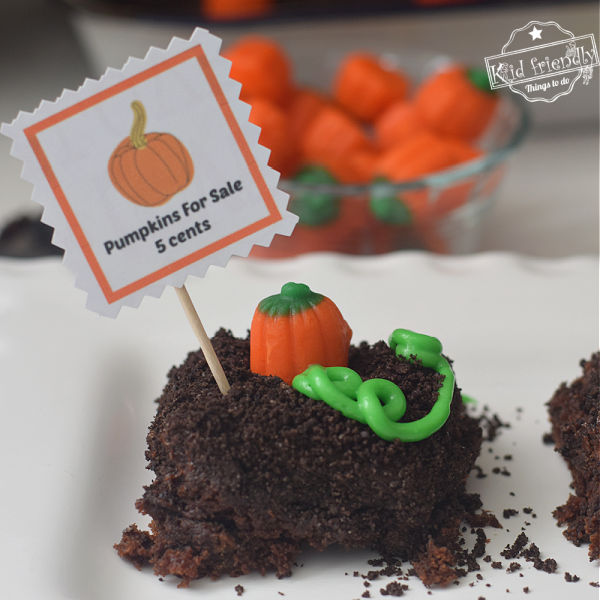 Pumpkin Patch Brownies {So Cute!} | Kid Friendly Things To Do