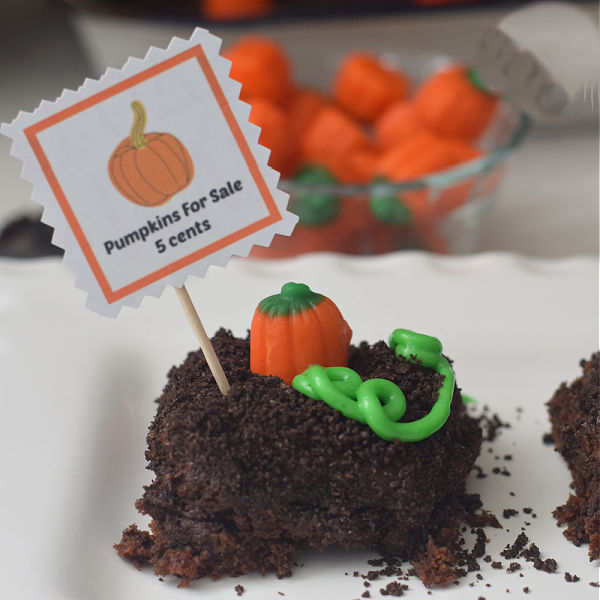 Read more about the article Pumpkin Patch Brownies {So Cute!}