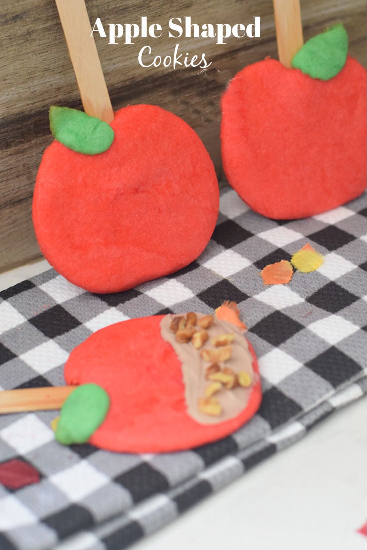 apple shaped cookies