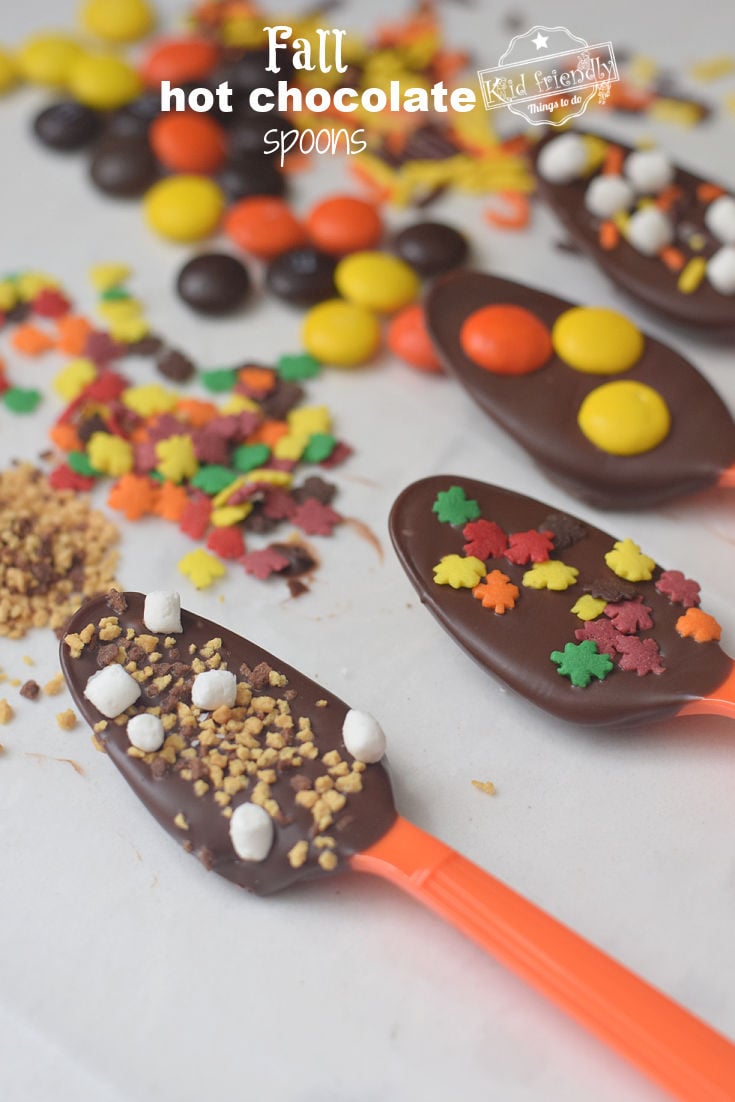 hot chocolate spoons for fall 