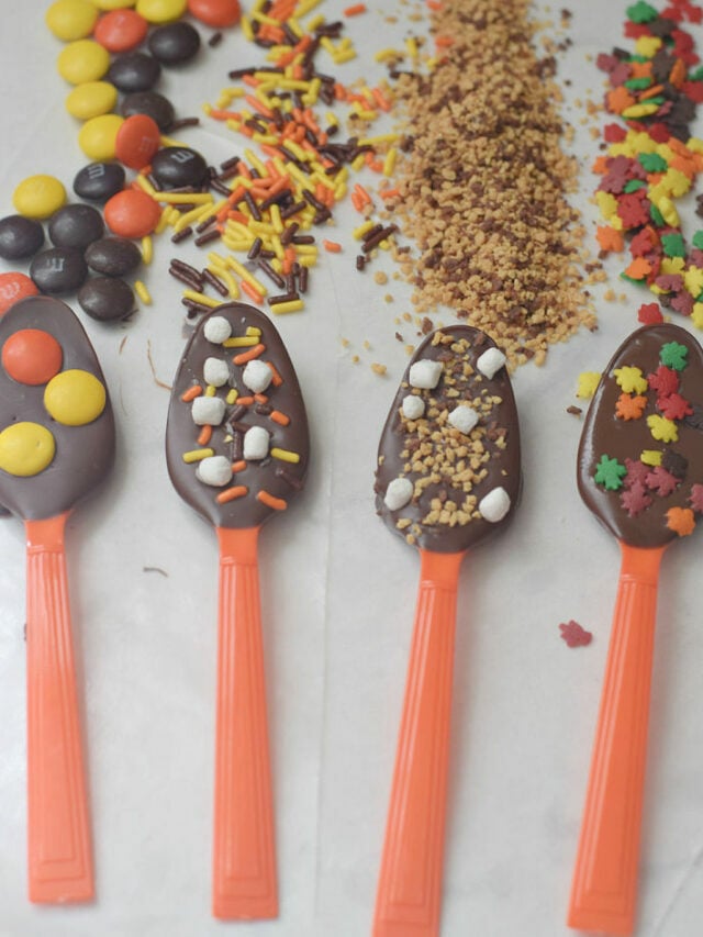 Fall Hot Chocolate Spoons – Story