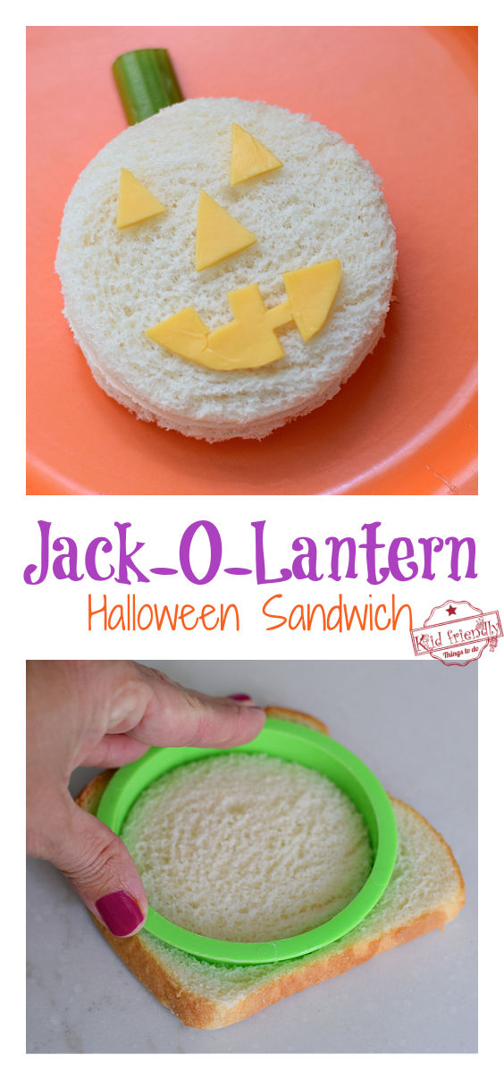 Halloween Sandwich Idea for kids 