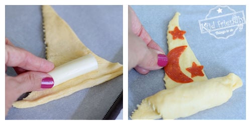 how to make witch hat crescent rolls 