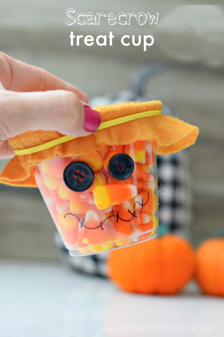 scarecrow treat cup 