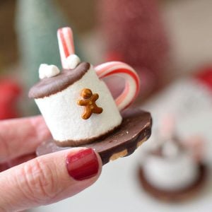 hot chocolate marshmallow mug cookies