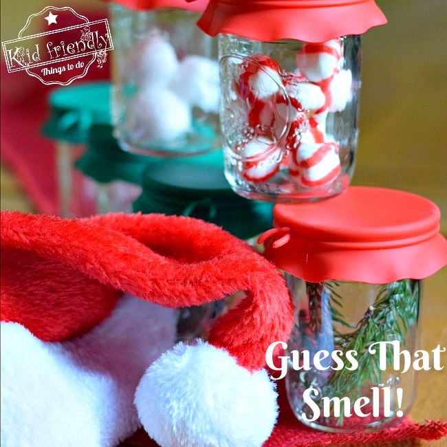 Guess that Smell Christmas Game to Play