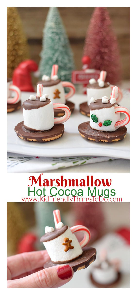 hot chocolate marshmallow cookie Christmas treats 