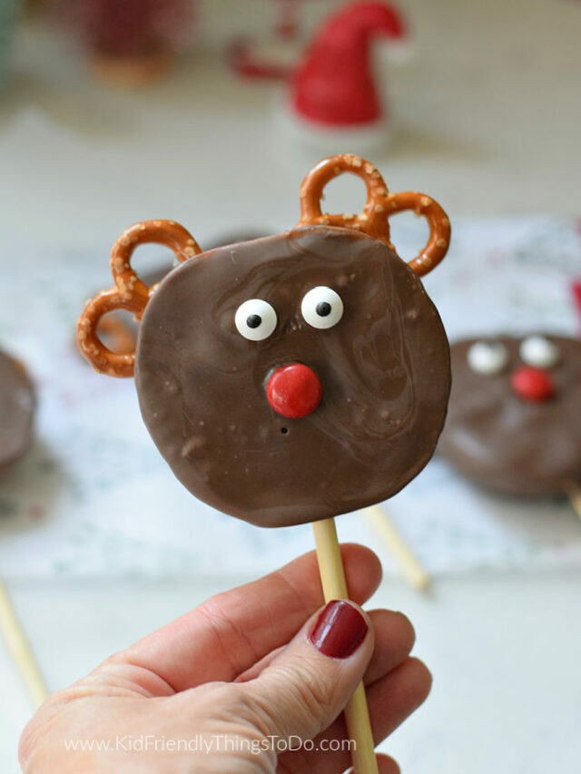 Rudolph Chocolate Apple Slices – Story