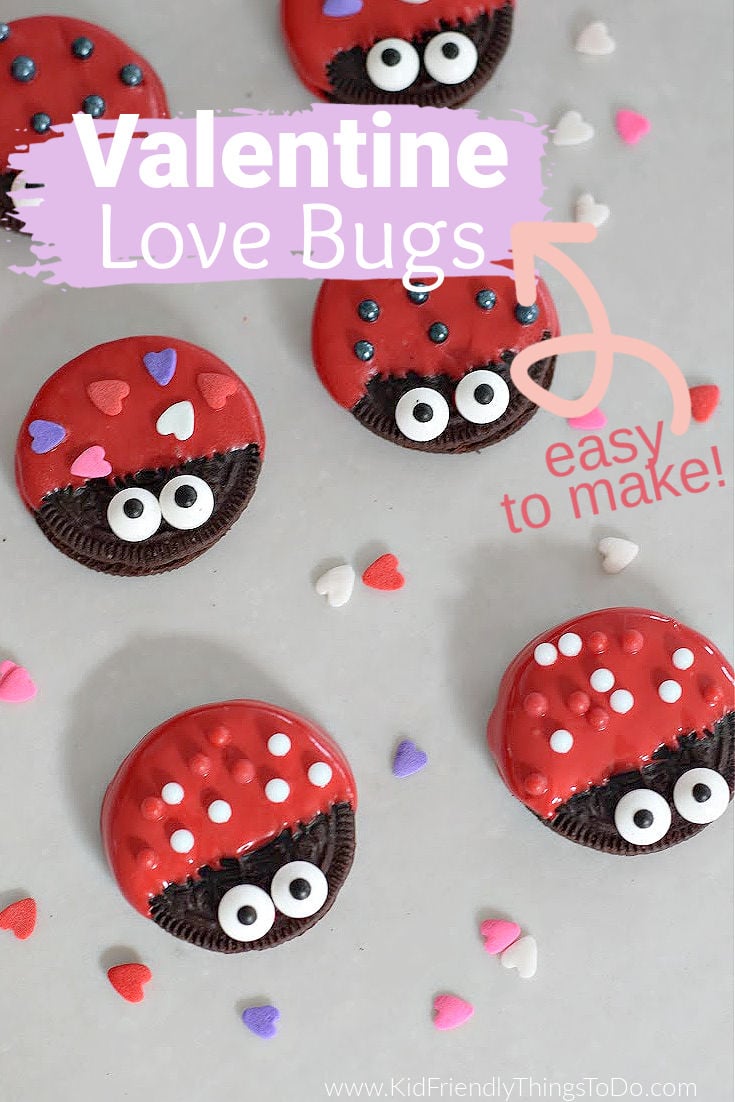 Oreo Cookie Valentine Love Bug