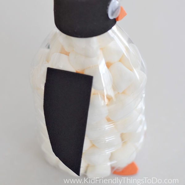 making a penguin craft 