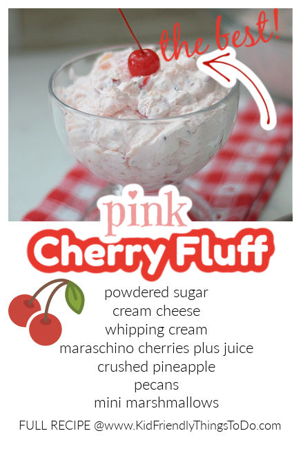 Mom's Pink Stuff Dessert ( Cherry Pie Filling, Pineapple ) Recipe 