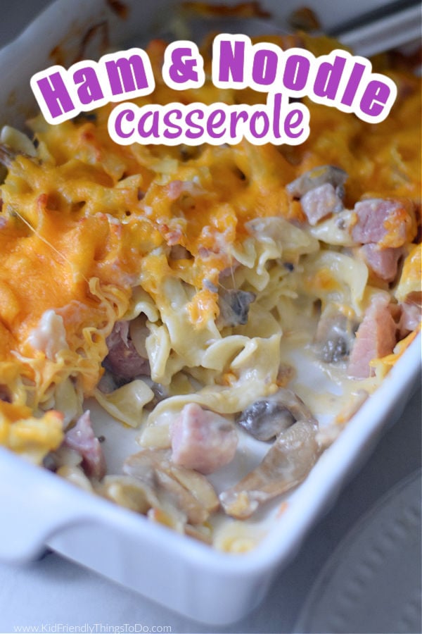 ham and noodle casserole recipe 