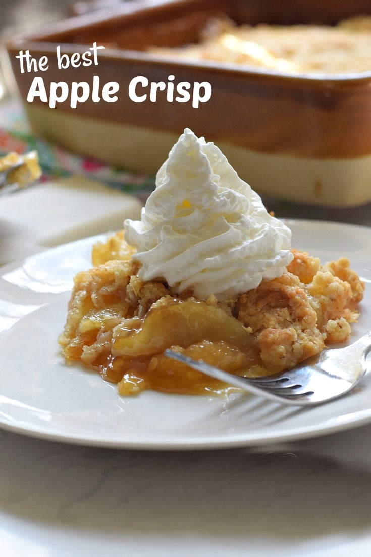 Apple Crisp Recipe - Celebrating Sweets