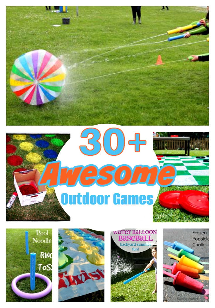 over 30 outdoor games 