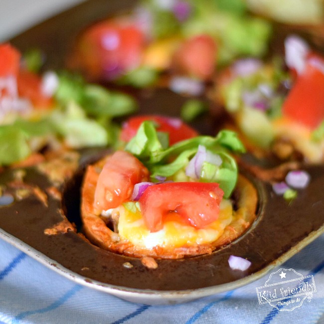 Mini Muffin Tin Taco Bites