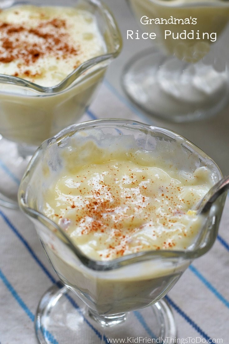 old fashioned rice pudding 