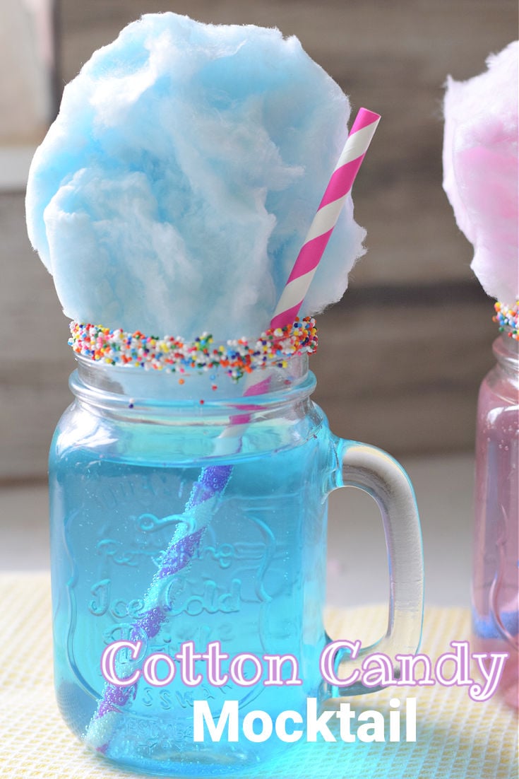 cotton candy mocktail 