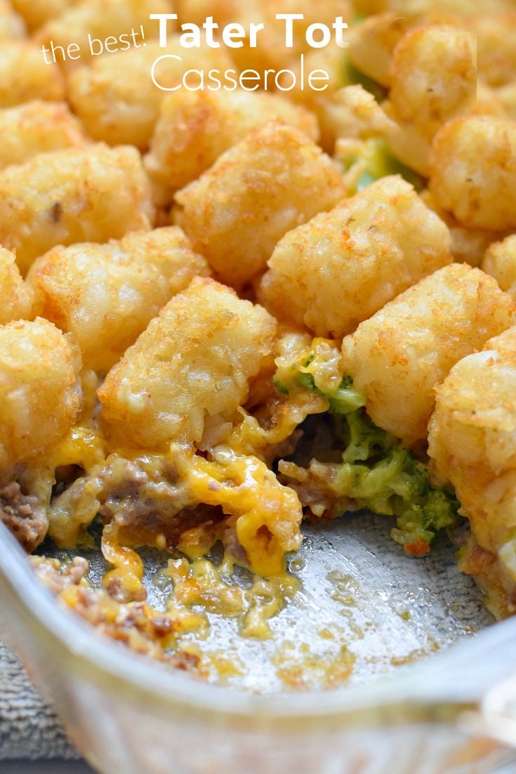 tater tot casserole with ground beef 