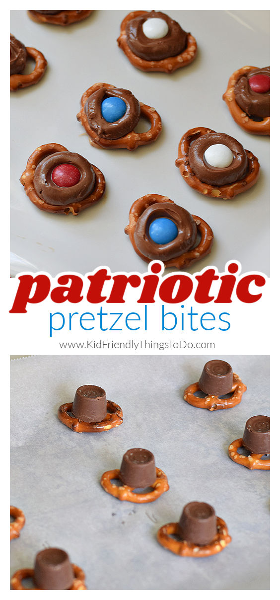 patriotic pretzel bites 