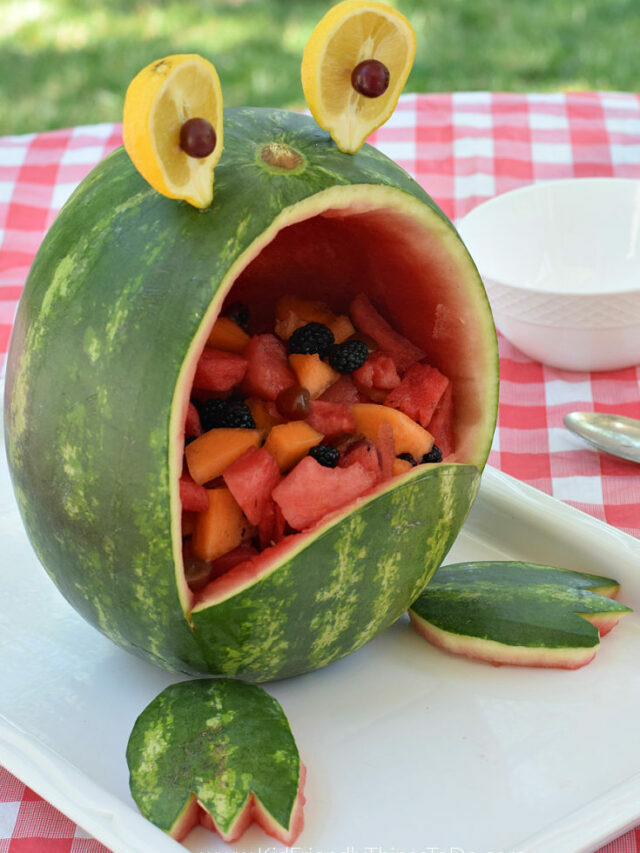 Frog Shaped Watermelon Fruit Bowl – Story