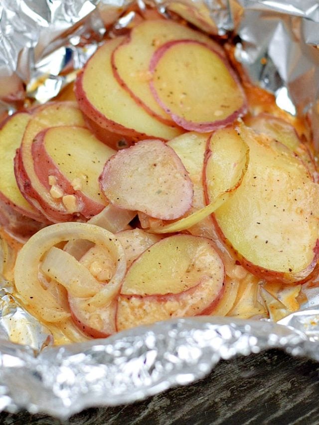 Garlic and Onion Campfire Potatoes