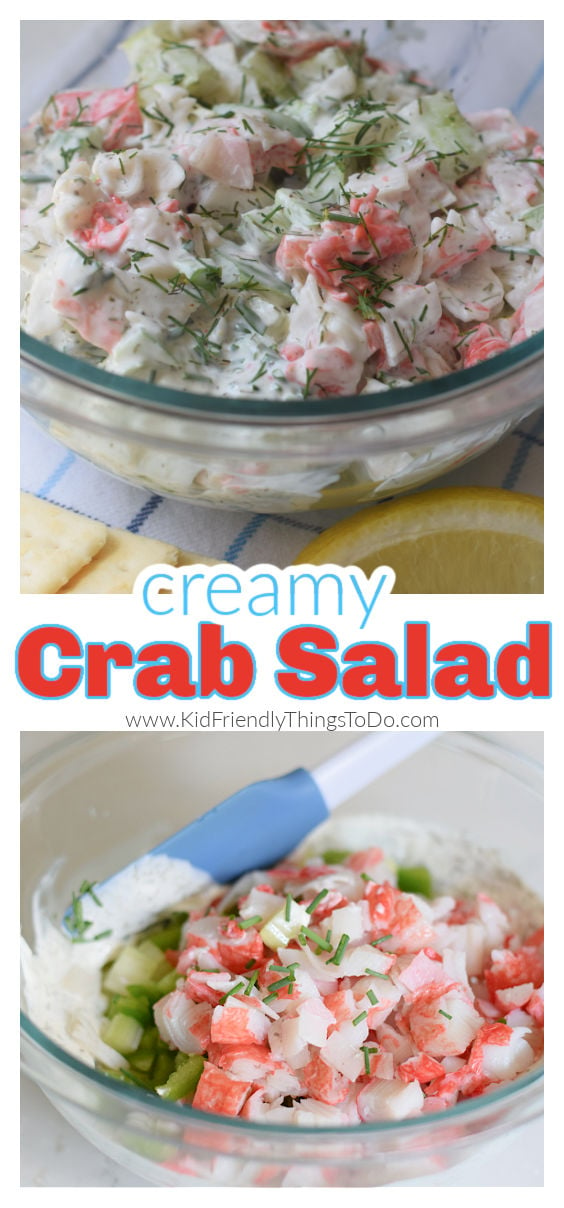 creamy crab salad 