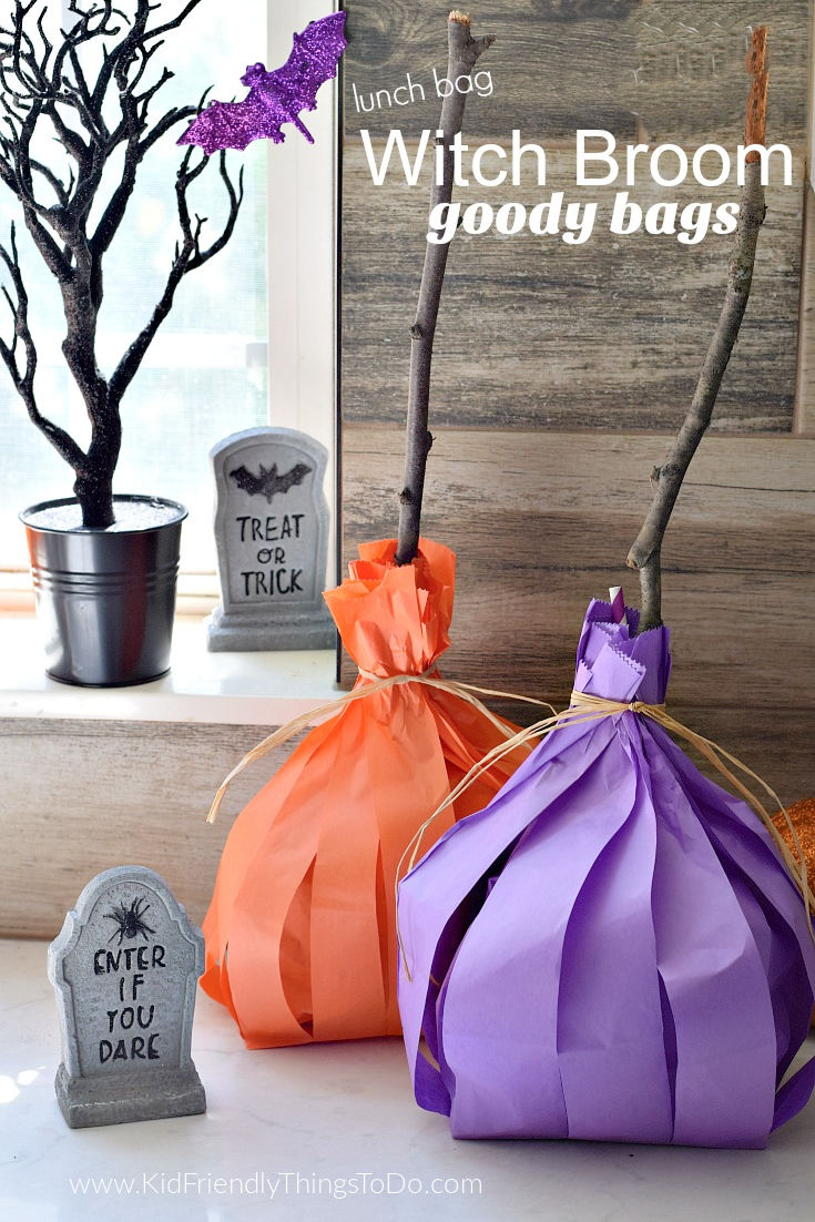 Witches Broom Treat Bags - Lifestyle with Leah