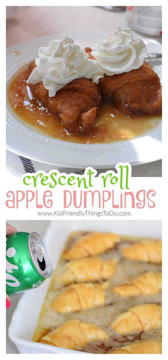 apple dumplings in a crescent roll