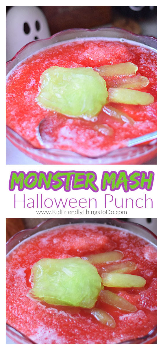 monster mash Halloween punch 