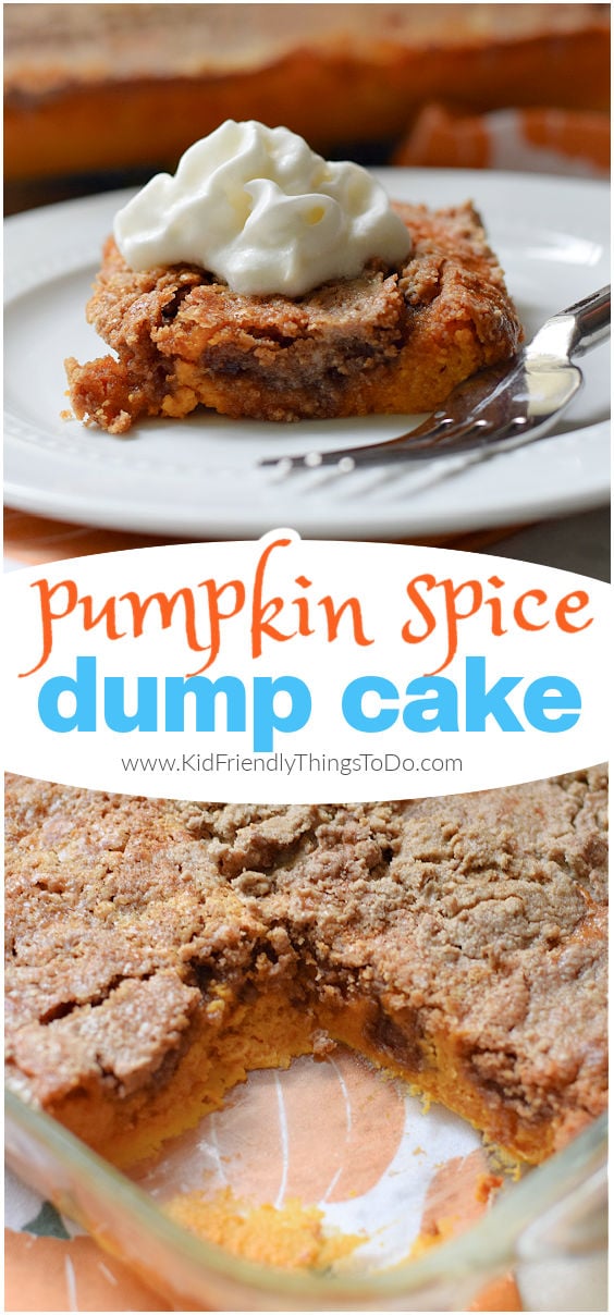 pumpkin dump cake 