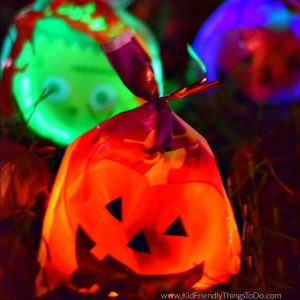 glow in the dark Halloween candy game