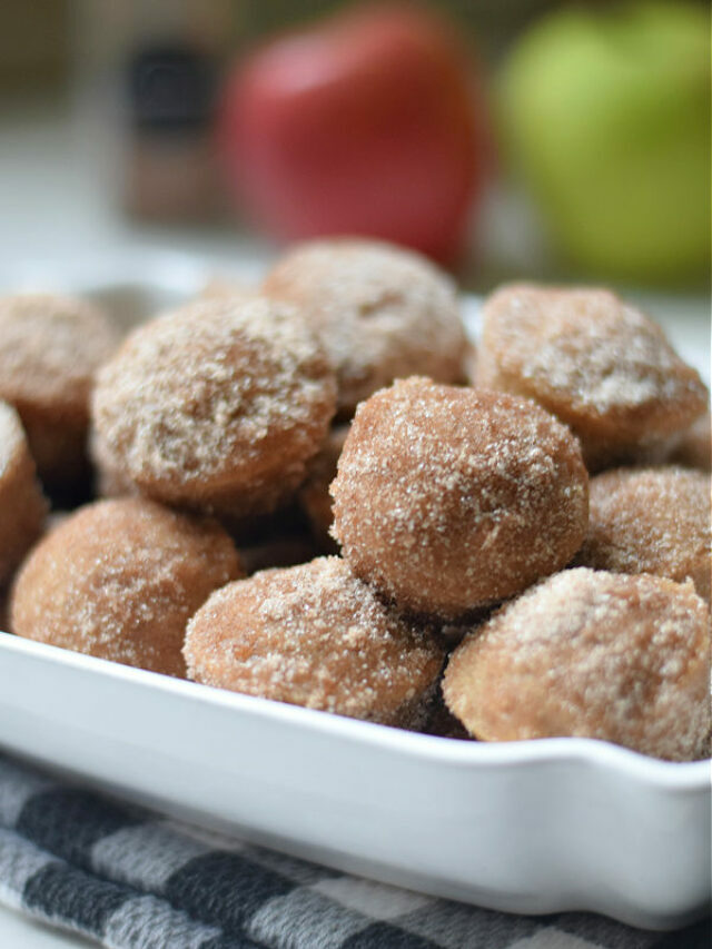 Baked Apple Cider Donut Bites – Story